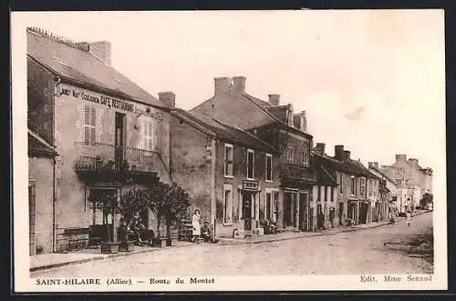 AK Saint-Hilaire /Allier, Route du Montet