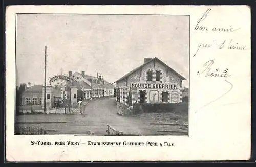 AK St-Yorre près Vichy, Etablissement Guerrier Père & Fils