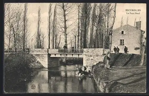 AK Escurolles, Le Pont Neuf