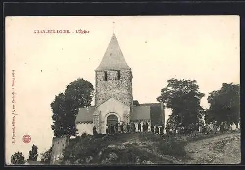 AK Gilly-sur-Loire, L`Église