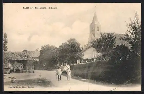 AK Gennetines /Allier, L`Eglise