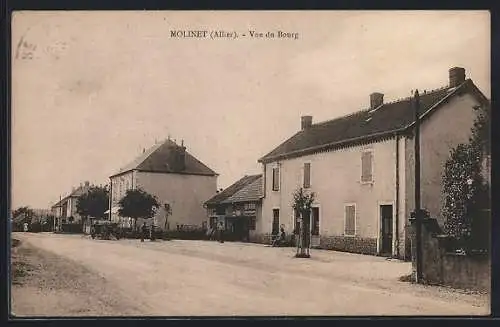 AK Molinet /Allier, Vue du Bourg