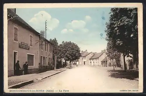 AK Montcombroux-les-Mines /Allier, La Poste