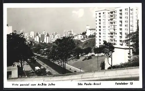 AK Sao Paulo, Vista parcial com Av. 9 de Julho