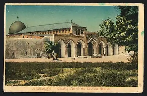 AK Jerusalem, Vue Générale de la Mosquée El-Aksa