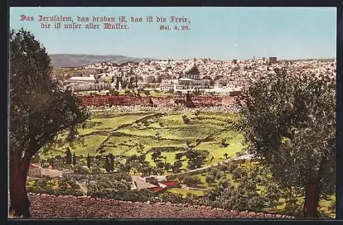 AK Jerusalem, Panorama