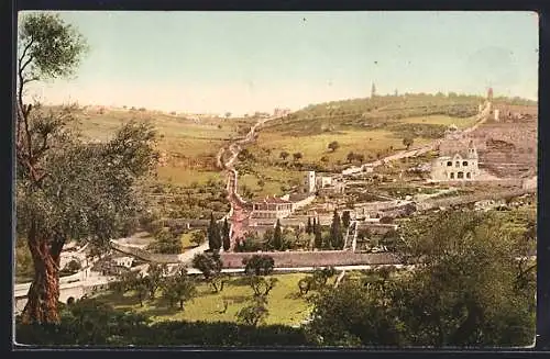 AK Jerusalem, The Mount of Olives and Gethsemane