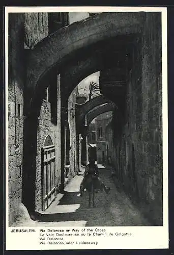 AK Jerusalem, Via Dolorosa oder Leidensweg