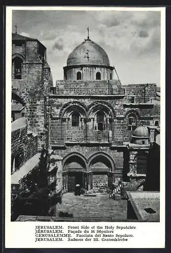 AK Jerusalem, Äusseres der Heiligen Grabeskirche