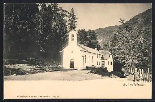 AK Schnaizlreut, Partie mit Kapelle