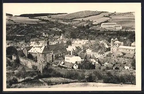 AK Bad Münstereifel, Gesamtansicht vom Berg aus