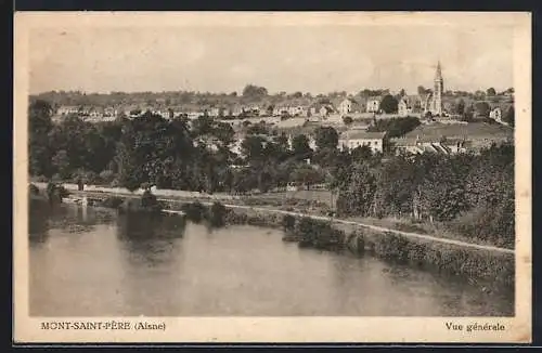 AK Mont-Saint-Père /Aisne, Vue générale