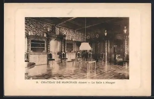 AK Marchais /Aisne, Le Chateau, Salle à Manger