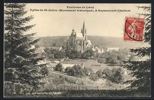 AK Royaucourt-Chailvet /Laon, L`Eglise de St-Julien