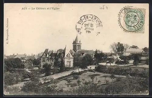 AK Acy, Le Chateau et l`Eglise