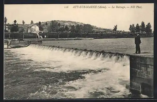 AK Azy-sur-Marne, Le Barrage