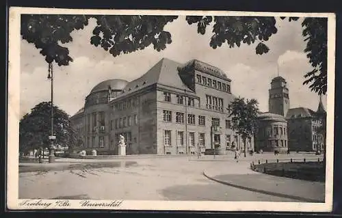 AK Freiburg i. Br., Blick auf die Universität