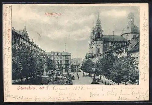 AK Mannheim, Schillerplatz