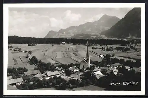 AK Wiesing, Gesamtansicht mit der Kirche