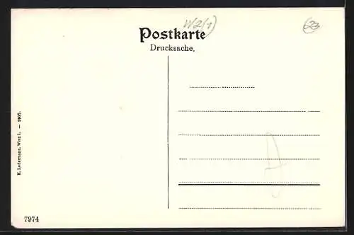 AK Wien, Partie an der Augartenbrücke