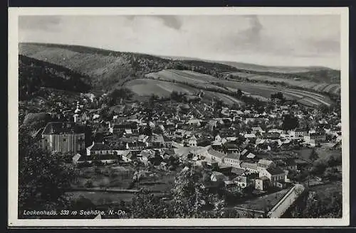 AK Lockenhaus /N.-Do., Gesamtansicht vom Berg aus