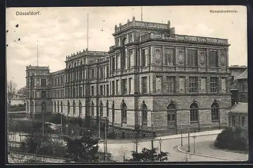 AK Düsseldorf, Partie an der Kunstakademie