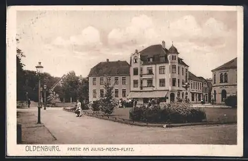 AK Oldenburg / Gr., Partie am Julius-Mosen-Platz