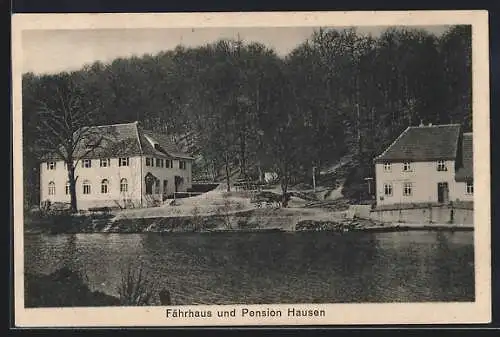 AK Hiltpoltstein / Fränk. Schweiz, Fährhaus und Pension Hausen