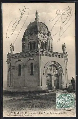 AK Forcalquier, La Chapelle de Notre-Dame de Provence