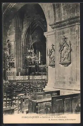 AK Forcalquier, Intérieur de la Cathédrale