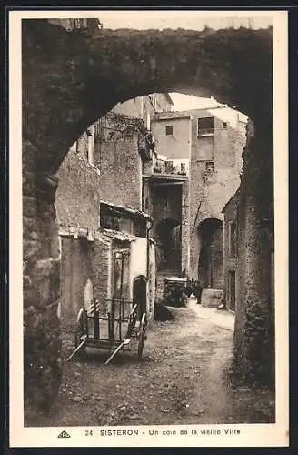 AK Sisteron, Un coin de la vieille Ville