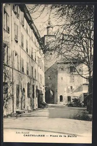 AK Castellane, Place de la Mairie