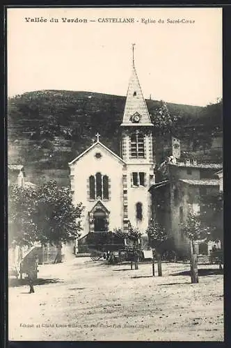 AK Castellane /Vallée du Verdon, Eglise du Sacré-Coeur