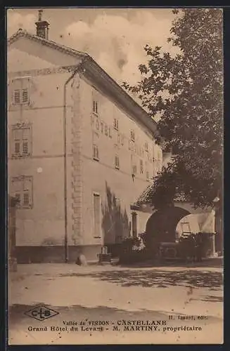 AK Castellane /Vallée du Verdon, Grand Hotel du Levant, M. Martiny, propr.