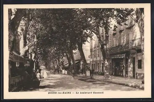 AK Digne-les-Bains, Le boulevard Gassendi