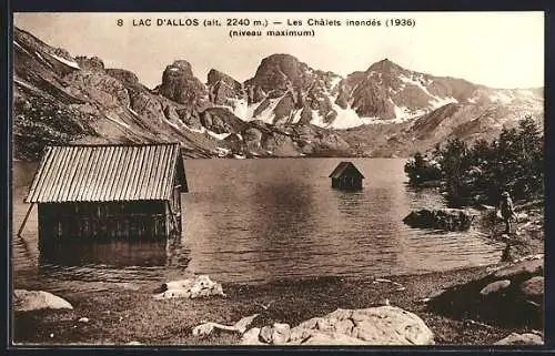 AK Lac d`Allos, Les Chalets inondés