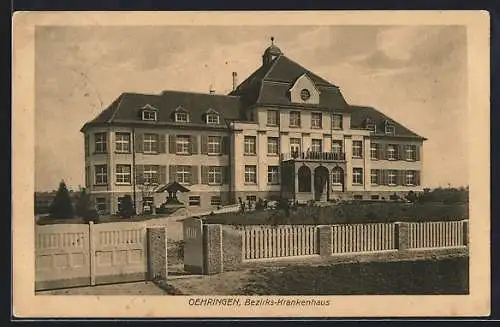 AK Oehringen, Das Bezirks-Krankenhaus