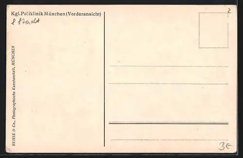 AK München, Kgl. Poliklinikum