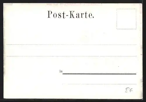 AK München, Dammbruch bei der Fraunhoferbrücke 1899, Unwetter