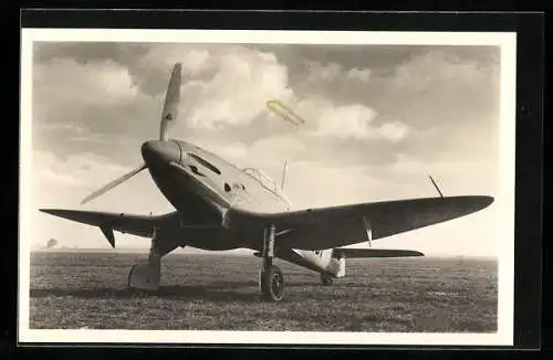 AK Jagdeinsitzer Heinkel He 112 - Serie Unsere Luftwaffe