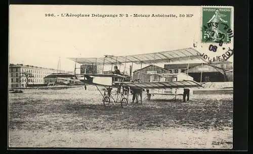 AK L`Aéroplane Delagrange No. 2, Flugzeug