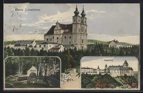 AK Maria Dreieichen, Kirche, Bründl, Rosenburg