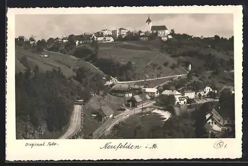 AK Neufelden, Teilansicht aus der Vogelschau