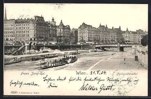 AK Wien, Franz Josef-Kai, Ferdinandbrücke