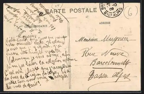 AK Volonne, Vue générale et Pont suspendu