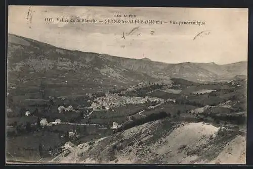 AK Seyne-les-Alpes, Vallée de la Blanche, 1429 m, Vue panoramique