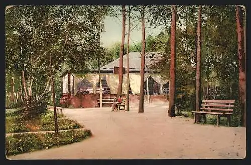 AK Kamyschlow, Kurhaus und Restaurant im Wald