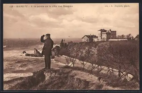 AK Biarritz, A la pointe de la côte des Basques