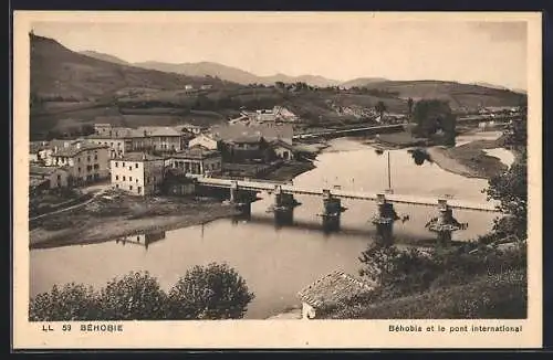 AK Béhobie, Béhobia et le pont international