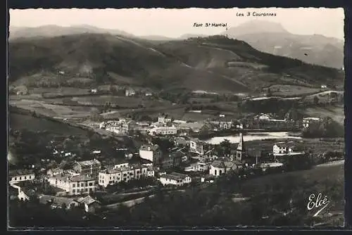 AK Les 3 Couronnes, Fort St. Martial, Blick auf die Stadt und die umliegenden Hügel